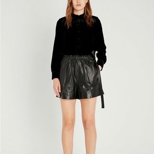 Maje brand new velvet shirt